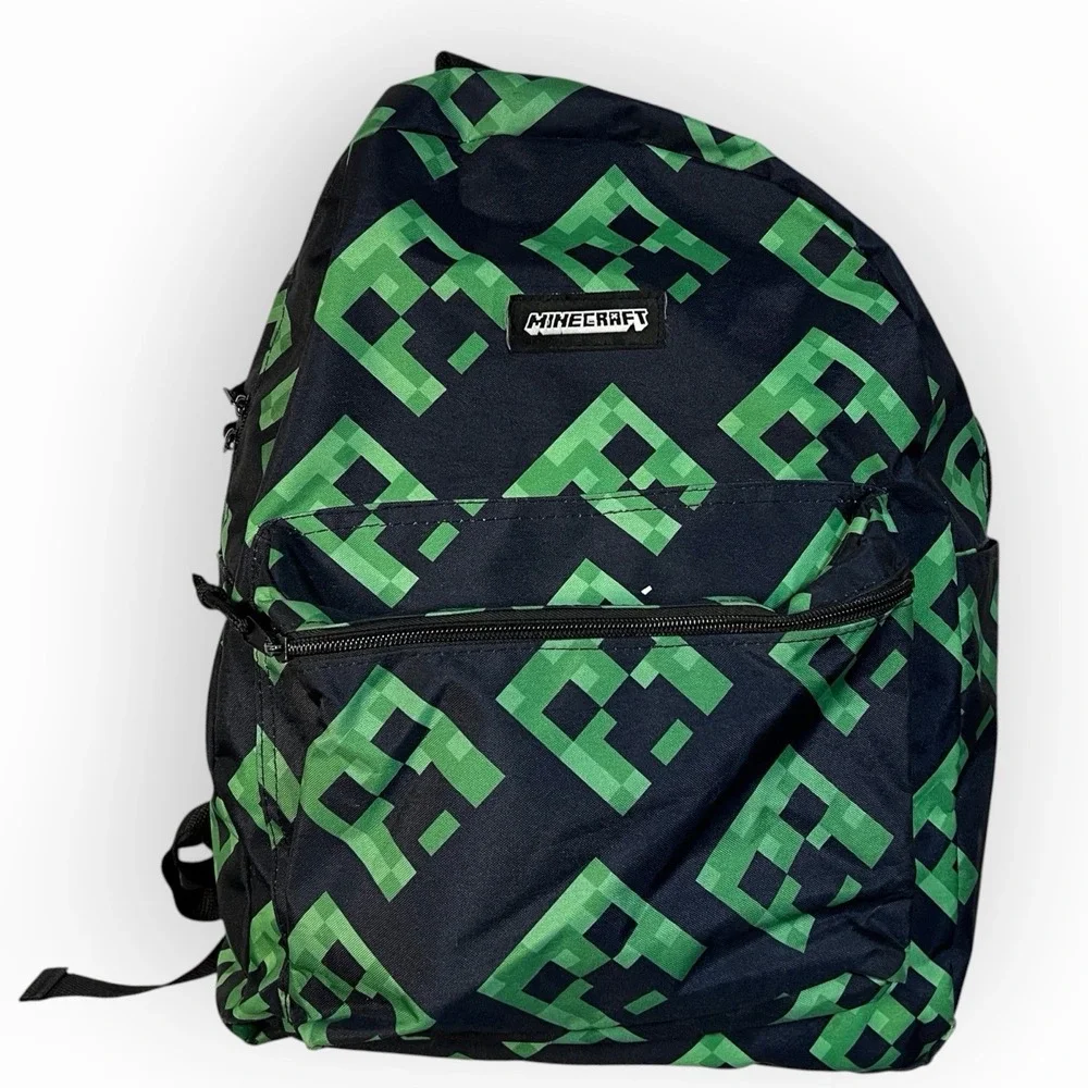 Minecraft Creeper School Backpack Book Bag 17